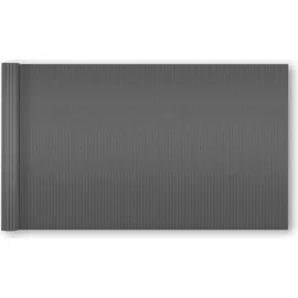 Ribelli PVC Sichtschutzmatte mit Steg 90 x 300 cm anthrazit