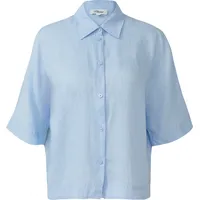s.Oliver Kurzarmbluse Relaxed Fit Blau 44