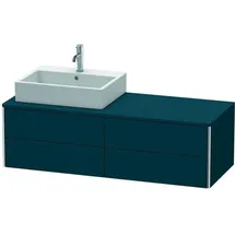 Duravit XSquare Waschtischunterbau wandhängend XS4913, 4 Schubkästen, 1400 x 548mm × 40 × 54,8 cm,