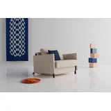 Innovation Living Schlafsessel Cubed 90 mit Armlehnen Stoff Sand Grey