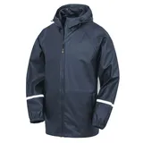 Result Wasserdichte Prism PolyurethanJacke mit reflektierenden Streifen - Navy - L