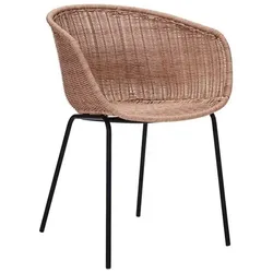 House Doctor Sessel Hapur, Polyrattan, Natur