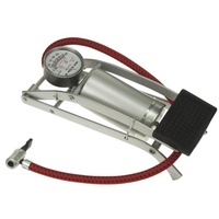 Perel Fußpumpe + Manometer