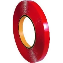 Doppelseitig. Montageband 25mm x 10m, 1mm Dicke transparent