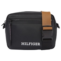 Tommy Hilfiger Herren Umhängetasche Monotype Ew Reporter mit Reißverschluss, Schwarz (Black), Onesize