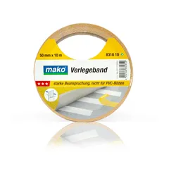 Verlege- Gewebeband 831810 | 50 mm x 10 m