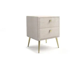 Home Affaire Nachtschrank MOIVRE 41 x 40,5 x 53,5 cm Beige