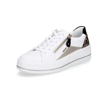 remonte Sneaker Damen Weiß/Gold 42