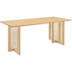 Esstisch Novara in Holz Esche massiv ca. 180x90x76 cm