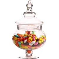 Luxuskollektion Deckel Bonbonglas Glas Transparent Süßigkeiten Hochzeit