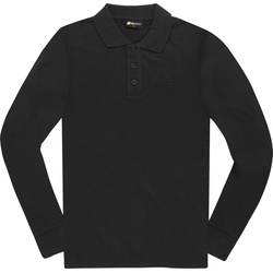 FC-Moto Long Run Polo Langarmshirt, schwarz, Größe S für Männer