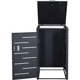 MCW Mülltonnenverkleidung E83 103 x 60 x 62 cm grau