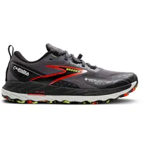 Brooks Cascadia 18 GTX Herren Blackened Pearl/Black/Tomato 45