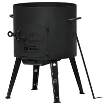 4big.fun Feuerstelle Ø 44 cm Schwarz