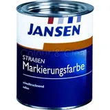 Jansen Straßenmarkierungsfarbe Weiß 0,75 l
