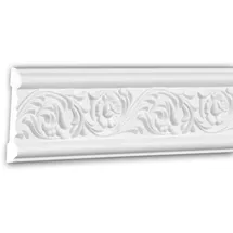 PROFHOME DECOR Wand- und Friesleiste Profhome 151337 Weiß 2 St. 200 x 1,4 x 7,8 cm