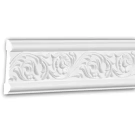 PROFHOME DECOR Wand- und Friesleiste Profhome 151337 Weiß 2 St. 200 x 1,4 x 7,8 cm