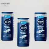 NIVEA Men Protect & Care Pflegedusche Körper Gesicht Haar Dusche