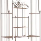 CLP Standregal 4 Ebenen 0 x 0 x 0 cm Antik Braun