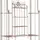 CLP Pflanzenregal Metall klappbar Flora 4 Ebenen 0 x 0 cm Antik Braun