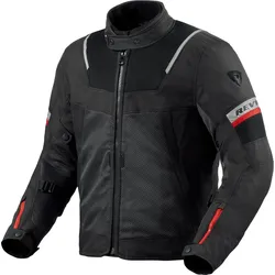 Revit Tornado 4 H2O, Textiljacke wasserdicht - Schwarz/Dunkelgrau - 3XL