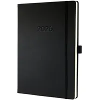 Sigel Wochenkalender Conceptum A4+ vertikales Layout schwarz 2026