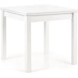 Gracianische faltbarer Tisch 80x80 cm ausziehbar auf 160 cm für 4 Personen - Weiß