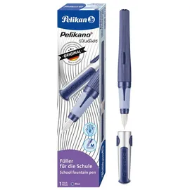 Pelikan Füller Pelikano® structure für Rechtshänder, Blau, Feder M