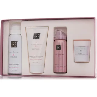 RITUALS The Ritual of Sakura Geschenkset Gift Set  M Duschschaum 200 ml + Body Cream 100 ml + Body Scrub 125 g + Duftkerze 140 g