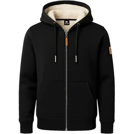 Forsberg Kapuzenjacke mit Teddyfutter / schwarz / 4XL