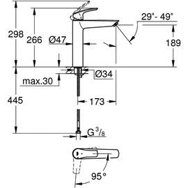 Grohe Eurosmart Einhandmischer Chrom