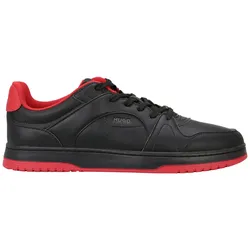 HUGO Herren Sneaker - Hadrian Tenn pugr, Turnschuh, beschichtetes Textilgewebe Schwarz EU 43