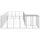 vidaXL Hundezwinger 19,36 m2 Stahl Silber