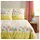 BASSETTI Casablanca Floral Gelb 135 x 200 cm + 80 x 80 cm