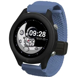 KIDYWOLF Smart-Watch BT 40 mm Kunststoffgehäuse Blau Sportarmband Blau M