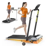 Toputure TP6 Laufband für Zuhause mit 12% Steigung, 12km/h Klappbar Laufband mit 1150MM Einziehbares Steigrohr, 6 in 1 Walking Pad, 95°/105° Dre...