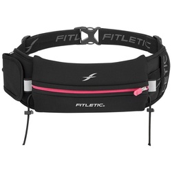 Fitletic Laufgürtel Laufgürtel „Ultimate 2“ für Handy, Sportgürtel, Fitnessgürtel Premium Laufausrüstung rosa|schwarz