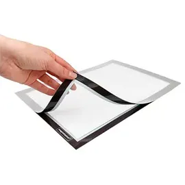 Magnetoplan Magnetrahmen selbstklebend silber A6 2 St.