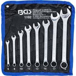 BGS, Schraubenschlüssel, Maul-Ringschlüssel-Satz  SW 6 – 19 mm  8-tlg.