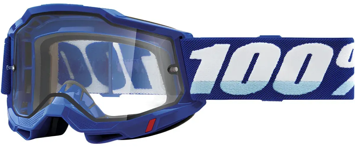 100% Accuri 2 ENDURO Crossbrille blau - Gläser klar