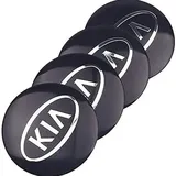 JianJunSuper 4 Stück Nabendeckel Auto für KIA Cerato Sportage R K2 K3 K5,Langlebig Stabil Radnabenkappen Hochwertiges Radnaben Auto Zubehör