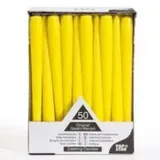 Papstar 50 STARPAK Kerzen gelb