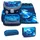 Belmil Mini-Fit Schulranzen-Set 4tlg Racing Blue Neon