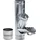 Florantia Laubsammler Zink DN 80 - 120 inkl. Adapter 0,10 m / 0,40 m Silber