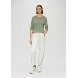 s.Oliver Straight-Jeans KAROLIN mit Tunnelzug weiß 40