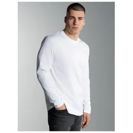 TRIGEMA Langarmshirt Weiß M