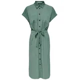 Only Hemdblusenkleid Blusenkleider Grün 34