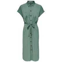 Only Hemdblusenkleid Blusenkleider Grün 34
