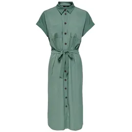 Only Hemdblusenkleid Blusenkleider Grün 34