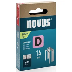 novus Tackerklammern 53F/14 Flachdraht 14 mm